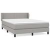 vidaXL Boxspring posteľ s matracom bledosiv&aacute; 140x200 cm l&aacute;tka