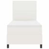 vidaXL Posteľ s pružinov&yacute;m r&aacute;mom Kr&eacute;mov&aacute; a biela 203 x 80 x 128 cm