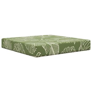 vidaXL Vank&uacute;&scaron; na vonkaj&scaron;iu pohovku Design s listami 60 x 60 x 8 cm