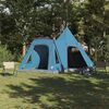 vidaXL Teepee stan so strechou s úložiskom Modrá 545 x 450 x 295 cm
