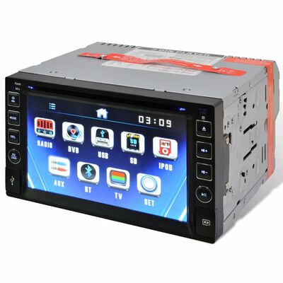 Auto stereo systém 2 prehrávač 6,2″HD, bluetooth SD USB FM rádio