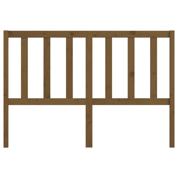 vidaXL Čelo postele medovo-hnedé 156x4x100 cm masívna borovica