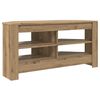 vidaXL Rohov&aacute;TVskriňa 102 x 40,5 x 45 cm Remeseln&yacute; dub