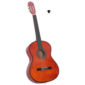 vidaXL Klasick&aacute; gitara pre začiatočn&iacute;kov 4/4 39" lipov&eacute; drevo