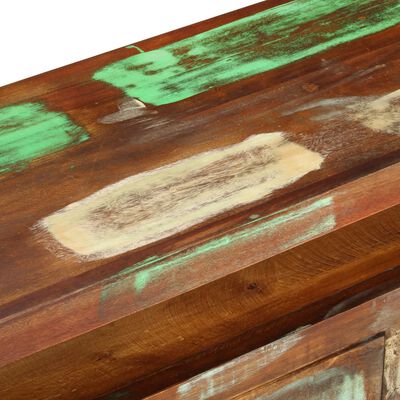 vidaXL TV skrinka viacfarebná 110x30x40 cm recyklované masívne drevo