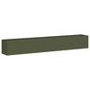 VidaXL kvetin&aacute;č Olive Green 280x40x40 cm Oceľ valcovan&aacute; za studena