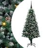vidaXL Umel&yacute; vianočn&yacute; stromček Zelen&aacute; 150 cm PVC a Oceľ a Plast