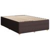 vidaXL Boxspring posteľ s matracom tmavohned&aacute; 140x190 cm l&aacute;tka