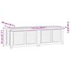 vidaXL Záhradný úložný box s vreckom 175x50x55 cm masívny teak