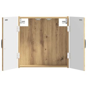 vidaXL Skriňa na terč HAARLEM Dub artisan 52,5 x 10,5 x 53,5 cm