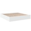 vidaXL Posteľn&yacute; r&aacute;m biely 200x200 cm kompozitn&eacute; drevo
