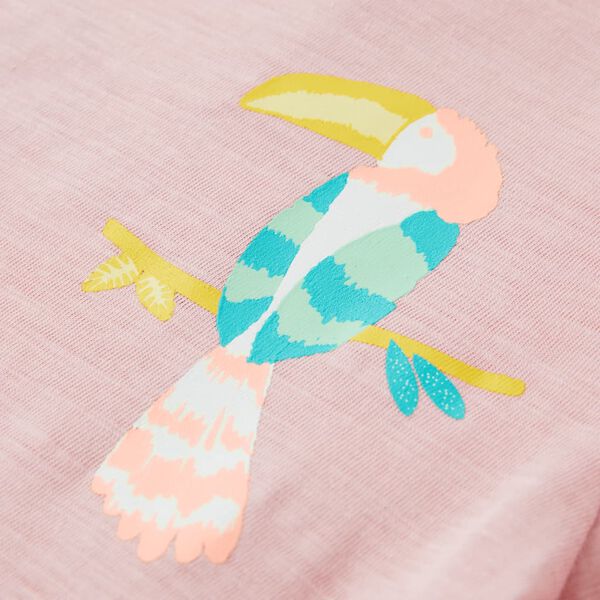 Detské tričko svetloružové 140