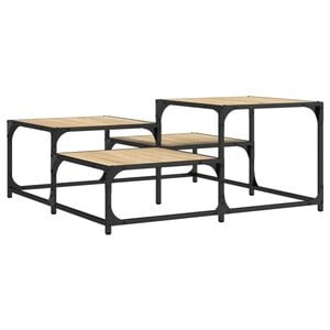 vidaXL Konferenčn&yacute; stol&iacute;k dub sonoma 87,5x87,5x40 cm kompozitn&eacute; drevo