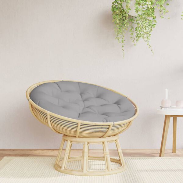 vidaXL Okr&uacute;hly vank&uacute;&scaron; siv&yacute; &Oslash; 100 x 11 cm oxfordsk&aacute; l&aacute;tka