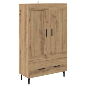 vidaXL Highboard Remeseln&yacute; dub 69,5 x 31 x 115 cm Kompozitn&eacute; drevo