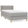 vidaXL Posteľn&yacute; r&aacute;m boxsping s matracom bledosiv&yacute; 80x200 cm l&aacute;tka