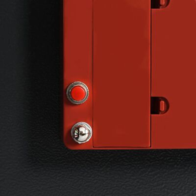 vidaXL Trezor na kľúče, tmavosivý 30x10x36,5 cm