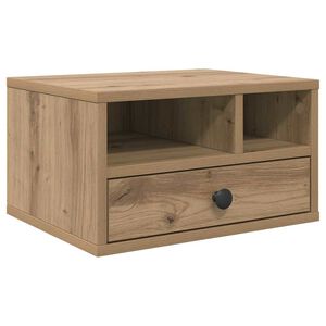 vidaXL Stojan na tlačiareň Remeseln&yacute; dub 40 x 32 x 24 cm