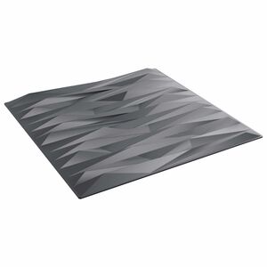 vidaXL N&aacute;stenn&eacute; panely 12 ks 50 x 50 cm Kameňovo &scaron;ed&aacute; XPS Pena