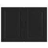 vidaXL Kuchynsk&aacute; n&aacute;stenn&aacute; skrinka Porto, čierna, kompozitn&eacute; drevo
