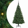 vidaXL Umel&yacute; vianočn&yacute; stromček Zelen&aacute; 180 cm PVC a Oceľ a Plast