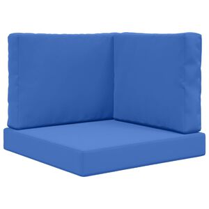 vidaXL Vank&uacute;&scaron; na vonkaj&scaron;iu pohovku 3 pcs Kr&aacute;lovsk&aacute; modr&aacute; Polyester