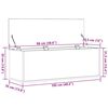 vidaXL &Uacute;ložn&aacute; krabica Star&eacute; drevo 102 x 35 x 35 cm Kompozitn&eacute; drevo