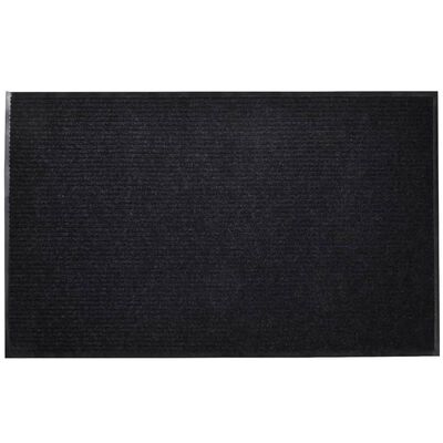 Čierna PVC rohožka 90 x 60 cm