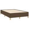 vidaXL Boxspring posteľ s matracom tmavohned&aacute; 120x190 cm l&aacute;tka