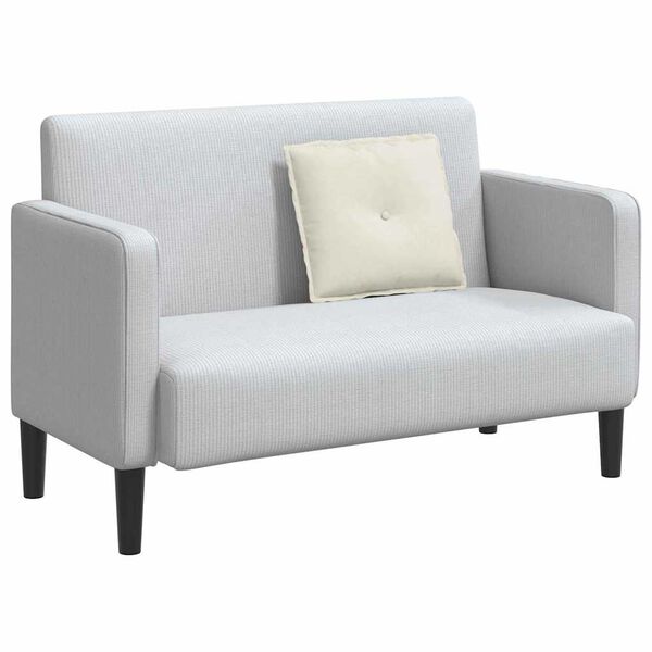 vidaXL Poduška na chrbát Krémová 50 x 45 cm Kordúrová tkanina