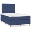 vidaXL Boxspring posteľ s matracom modr&aacute; 120x200 cm l&aacute;tka