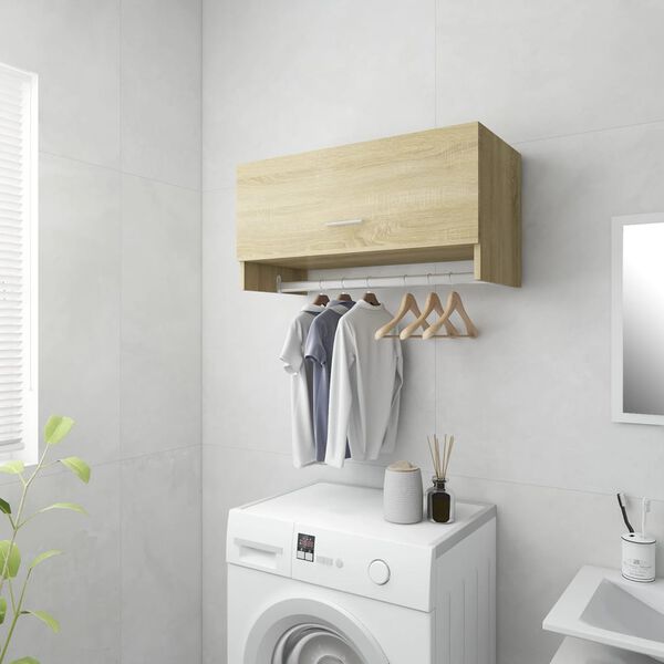 vidaXL &Scaron;atn&iacute;k, dub sonoma 70x32,5x35 cm, kompozitn&eacute; drevo