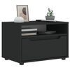 TV Skrinka vidaXL "VISNES" Čierna 60x40x38 cm Konštruktérske drevo