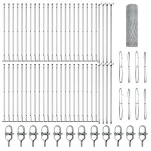 vidaXL Stĺp na plot. Strieborn&aacute;