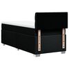 vidaXL Posteľn&yacute; r&aacute;m boxspring s matracom čierny 80x200 cm l&aacute;tka