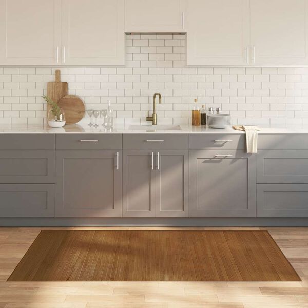 vidaXL Koberec obdĺžnikov&yacute; hned&yacute; 100x200 cm bambus