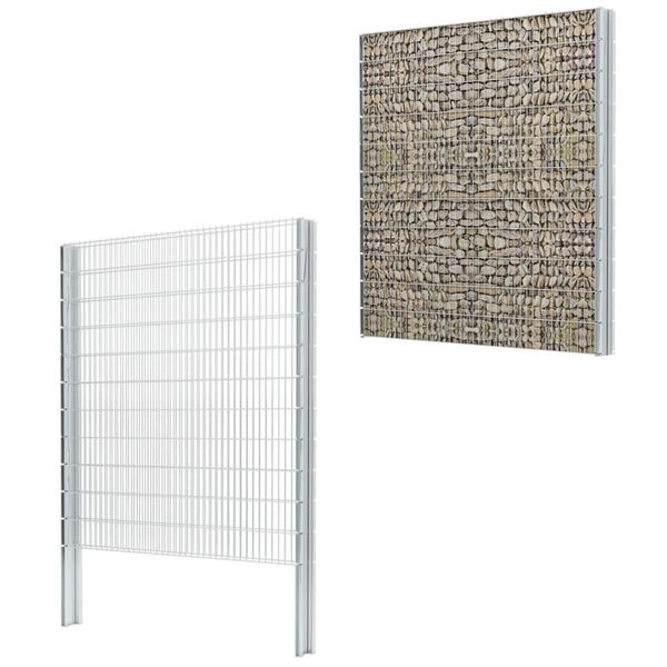 vidaXL Gabionové háky 200 ks oceľ