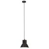 vidaXL Z&aacute;vesn&aacute; lampa 25 W, čierna, okr&uacute;hla 17 cm E27