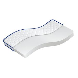 vidaXL Matrac s pam&auml;ťovou penou, biely 90x190x17 cm m&auml;kk&yacute;