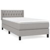 vidaXL Posteľn&yacute; r&aacute;m boxsping s matracom bledosiv&yacute; 90x200 cm l&aacute;tka
