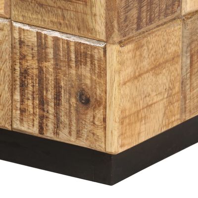 vidaXL Konferenčné stolíky 2 ks blokový dizajn surové mangovníkové drevo