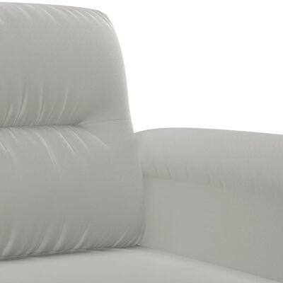 vidaXL 3-dielna sedacia súprava s vankúšmi bledosivá mikrovlákno