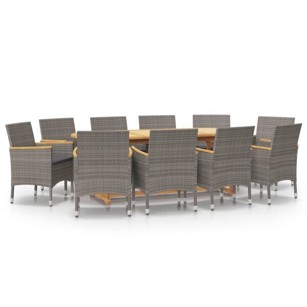 vidaXL 11-dielna z&aacute;hradn&aacute; jed&aacute;lensk&aacute; s&uacute;prava s vank&uacute;&scaron;mi siv&aacute;