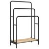 vidaXL Ve&scaron;iak na oblečenie s poličkou Sonoma dub 60 x 30 x 100,5 cm