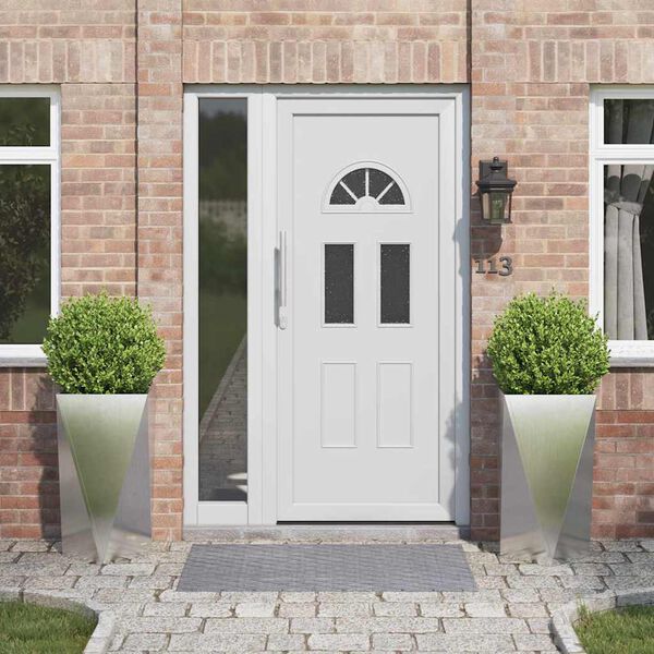 vidaXL Hrant&iacute;k 2 pcs Strieborn&aacute; 40 x 40 x 75 cm Nerezov&aacute; oceľ