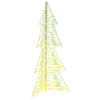 vidaXL Vianočn&yacute; stromček 160 LED Tepl&aacute; biela 150 cm PET