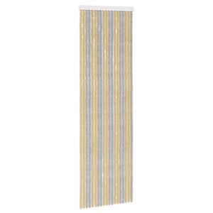vidaXL Z&aacute;ves proti hmyzu z chenille &Scaron;ed&aacute; a b&eacute;žov&aacute; 56 x 185 cm 100% PP