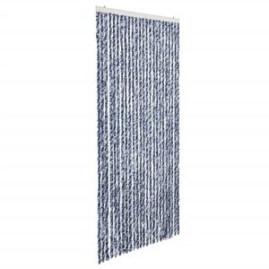 vidaXL Z&aacute;ves proti hmyzu, modr&yacute;, biely a strieborn&yacute; 100x220cm, ženilka