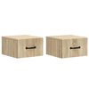 vidaXL N&aacute;stenn&aacute; nočn&aacute; skrinka 2 pcs Dub sonoma 34,5 x 33 x 20 cm