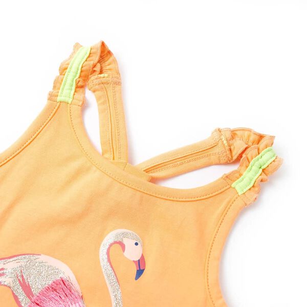 Detsk&eacute; tielko svetlo žiarivooranžov&eacute; 116